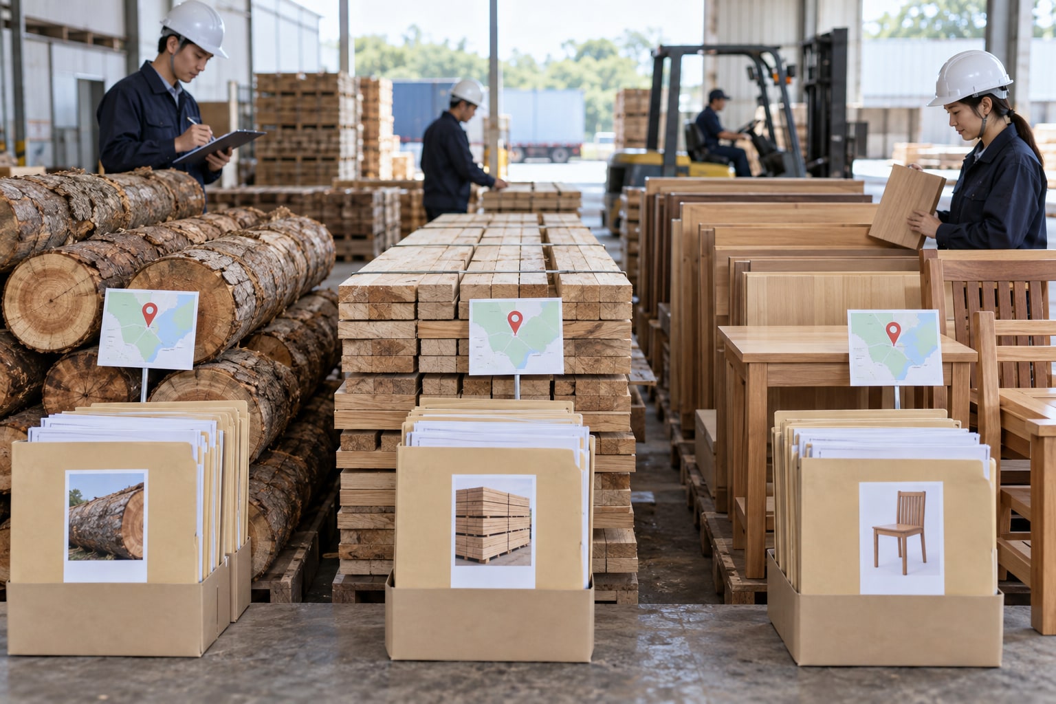EUDR地理定位资料怎么接到木制品批次：坐标、树种和数量必须能回溯 配图 2